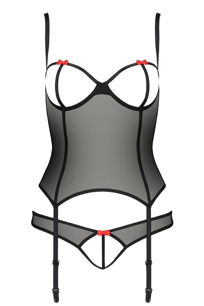 schwarzes Corset PA595294 von Passion Devil Collection schwarzes Corset PA595294 von Passion Devil Collection